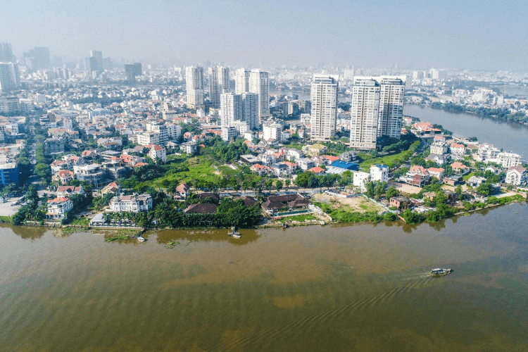 Cơ sở hạ tầng hiện đại khiến giá bất động sản Thảo Điền tăng vọt