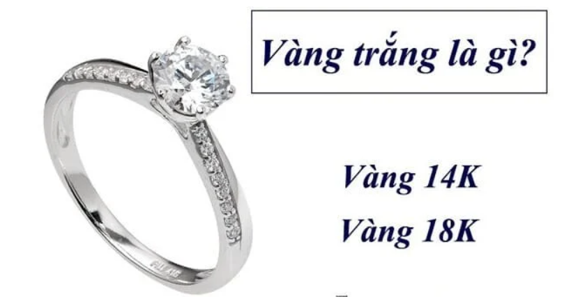 Vàng trắng là gì 